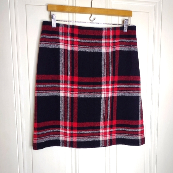 Talbots Wool Blend Skirt Size 8 Classic Winter Preppy - Picture 3 of 6